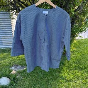 kowtow Pinstripe Blouse